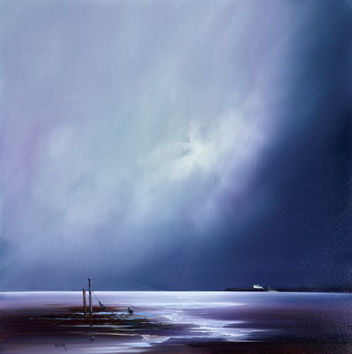 Tidal Inlet by Barry Hilton - Original Painting on Stretched Canvas